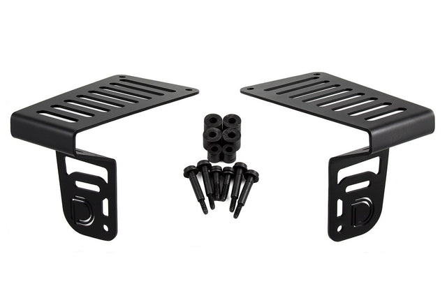 2018-2025 Jeep JL Wrangler Cowl Mount LED Brackets
