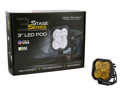 Stage Series 3" Ss3 Jaune Led Pod Standard (Paire)