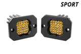 SSC1 Yellow Sport Flush Mount LED Pod (pair)