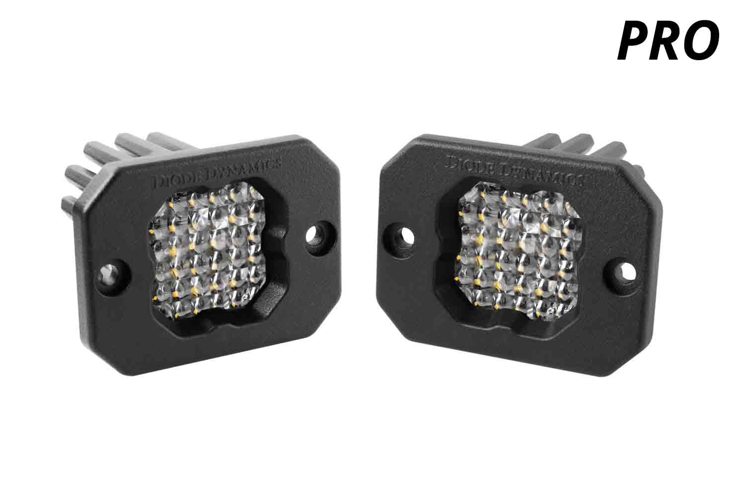 SSC1 White Pro Flush Mount LED Pod (pair)