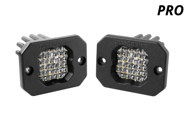 SSC1 White Pro Flush Mount LED Pod (pair)