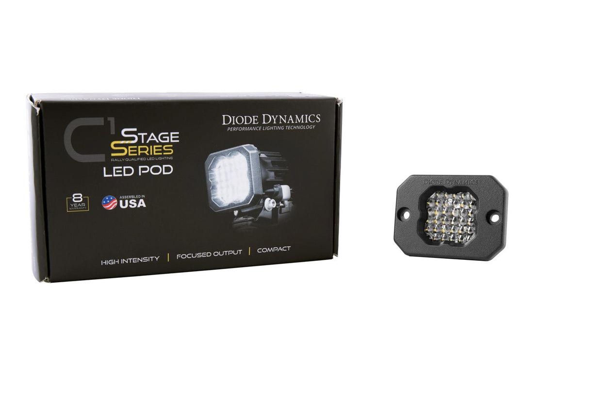 Stage Series C1 1" Sae/Dot Jaune Module Led Encastré (Paire) 