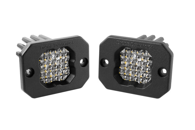 SSC1 White Pro Flush Mount LED Pod (pair)
