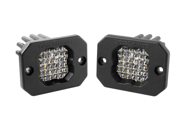 SSC1 White Pro Flush Mount LED Pod (pair)