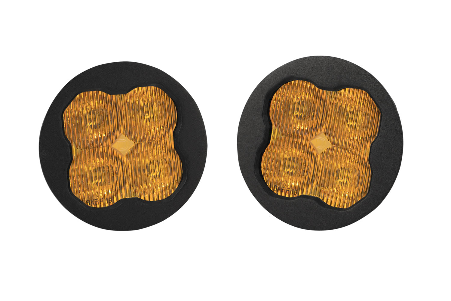 SS3 Max ABL Yellow SAE Fog Round