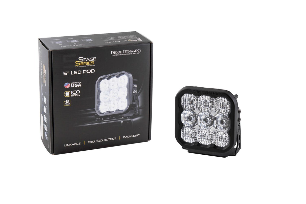 Stage Series 5" Ss5 Led Blanc Pod (Paire) 