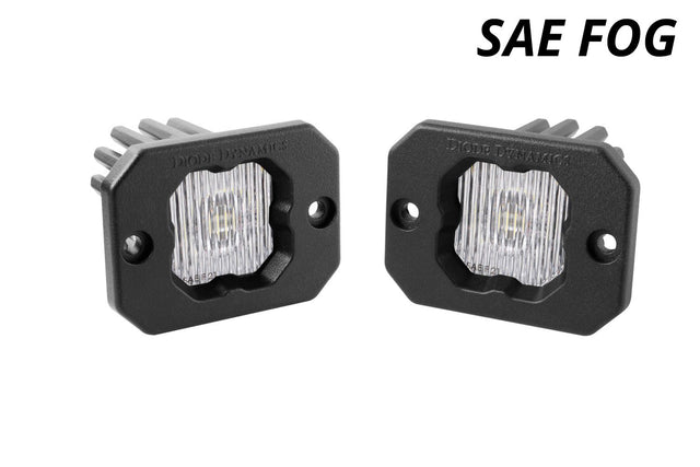 Module DEL SSC1 White SAE Fog à montage encastré (paire)