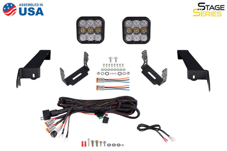 SS5 Bumper LED Pod Light Kit for 2018-2025 Jeep JL Wrangler