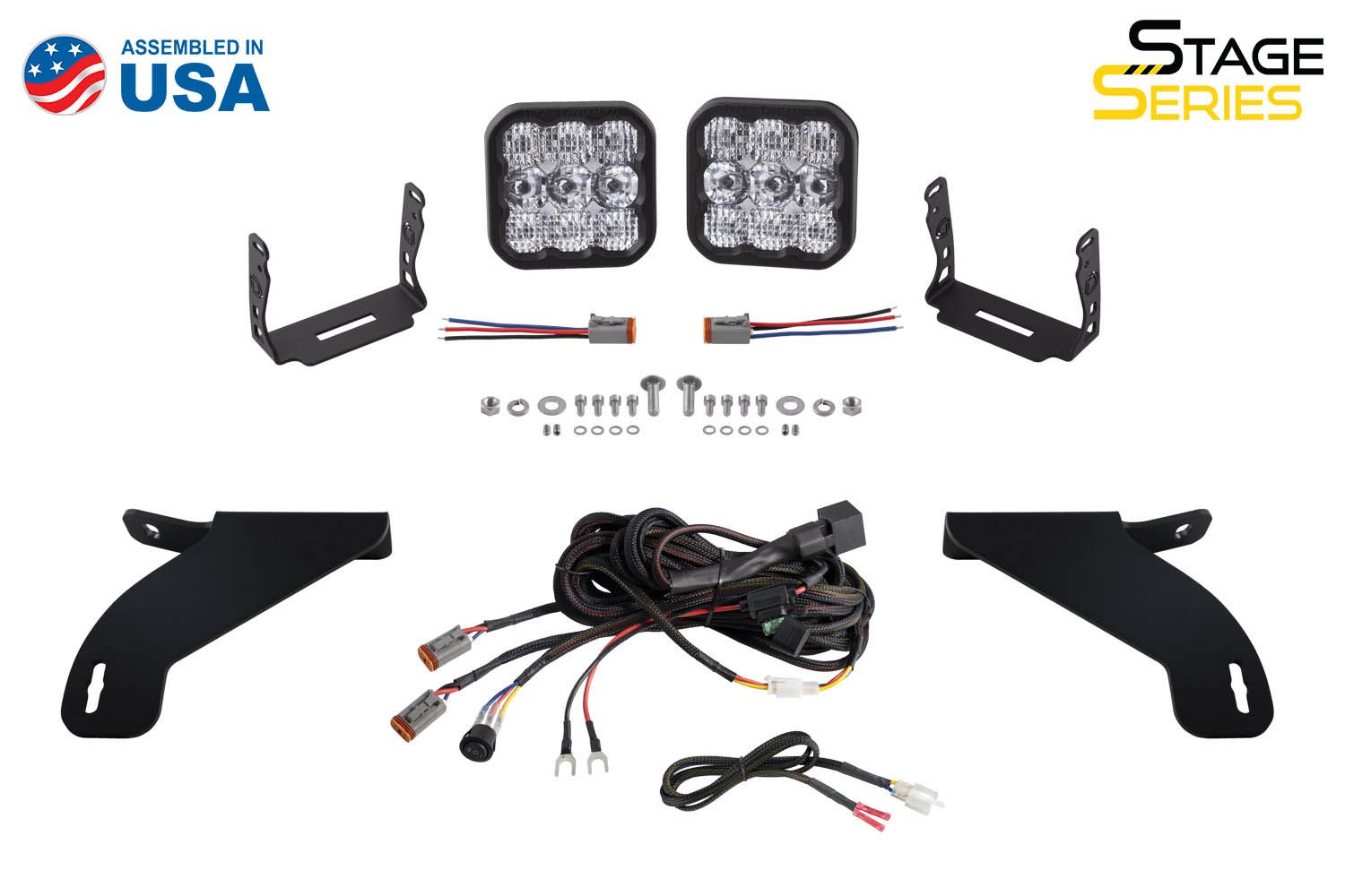 SS5 Bumper LED Pod Light Kit for 2021-2023 Ford F-150