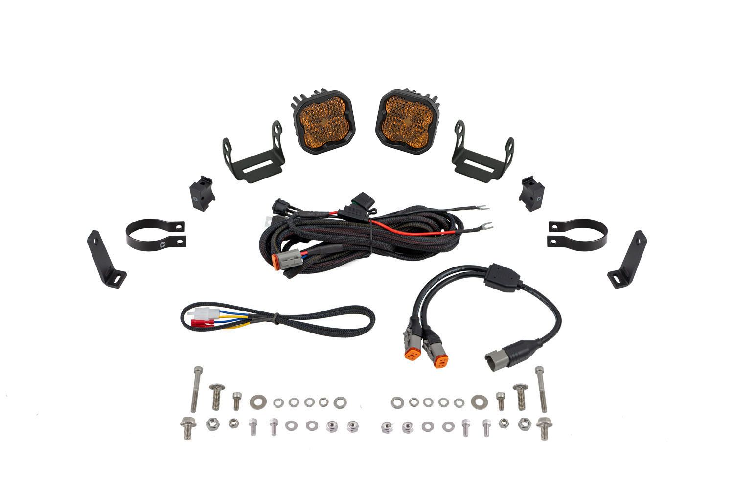 SS3 Universal Roll Bar Bumper Light Kit