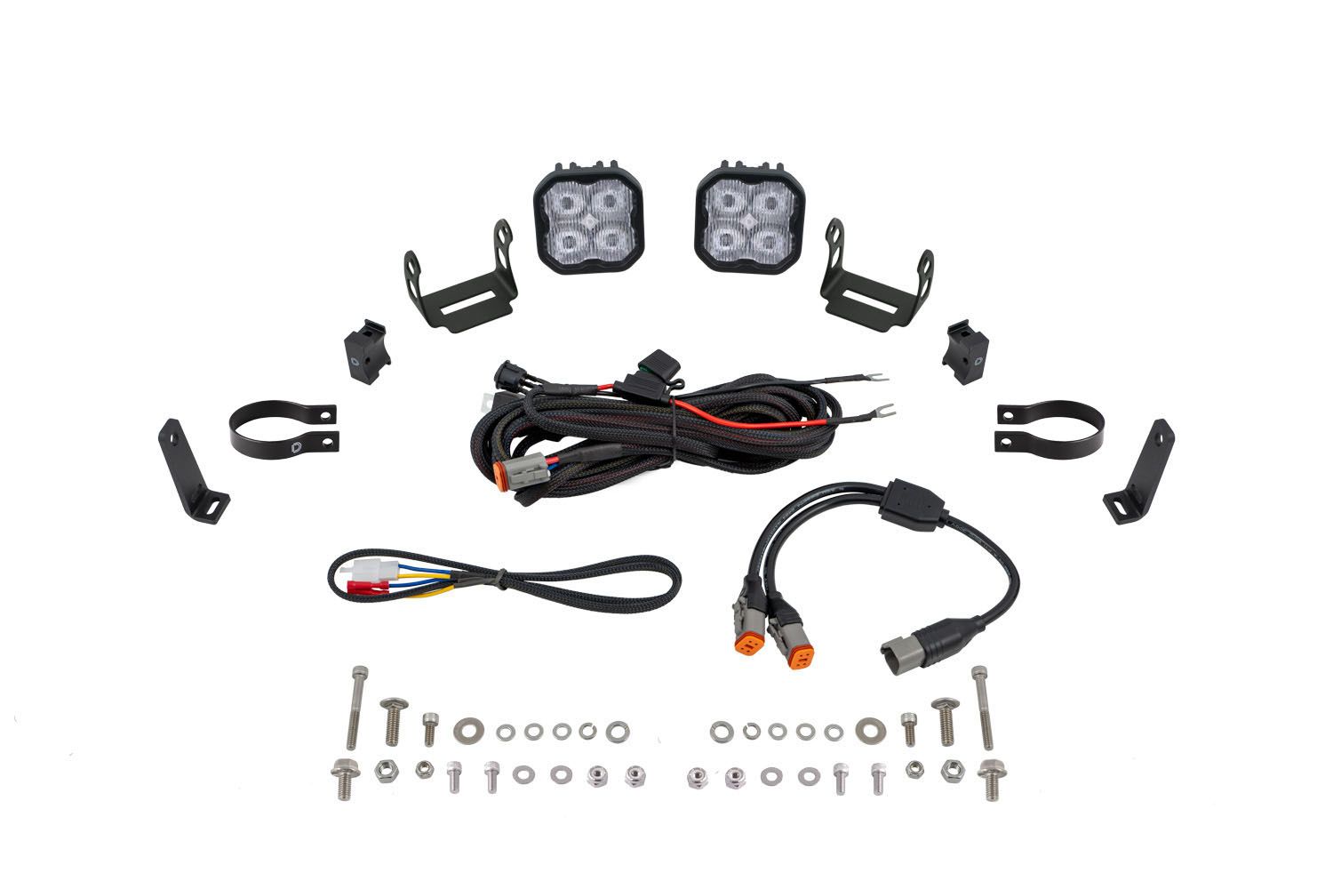 SS3 Universal Roll Bar Bumper Light Kit
