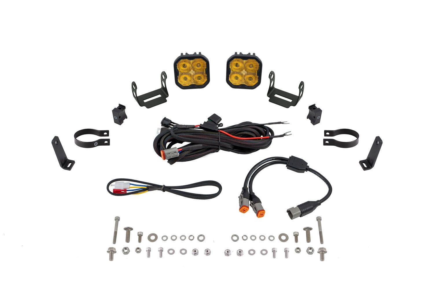 SS3 Universal Roll Bar Bumper Light Kit