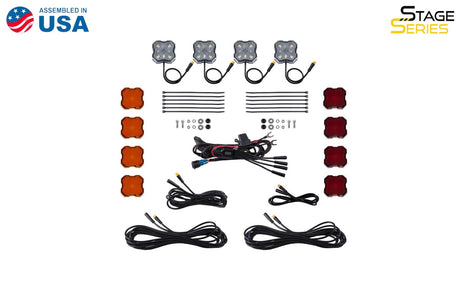 Kit d'éclairage LED monochrome Stage Series (pack de 4)