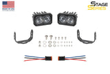 C2 2.0 SAE/DOT White Pro Standard LED Pod (pair)