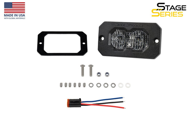 C2 2.0 White Sport Flush Mount LED Pod (one)