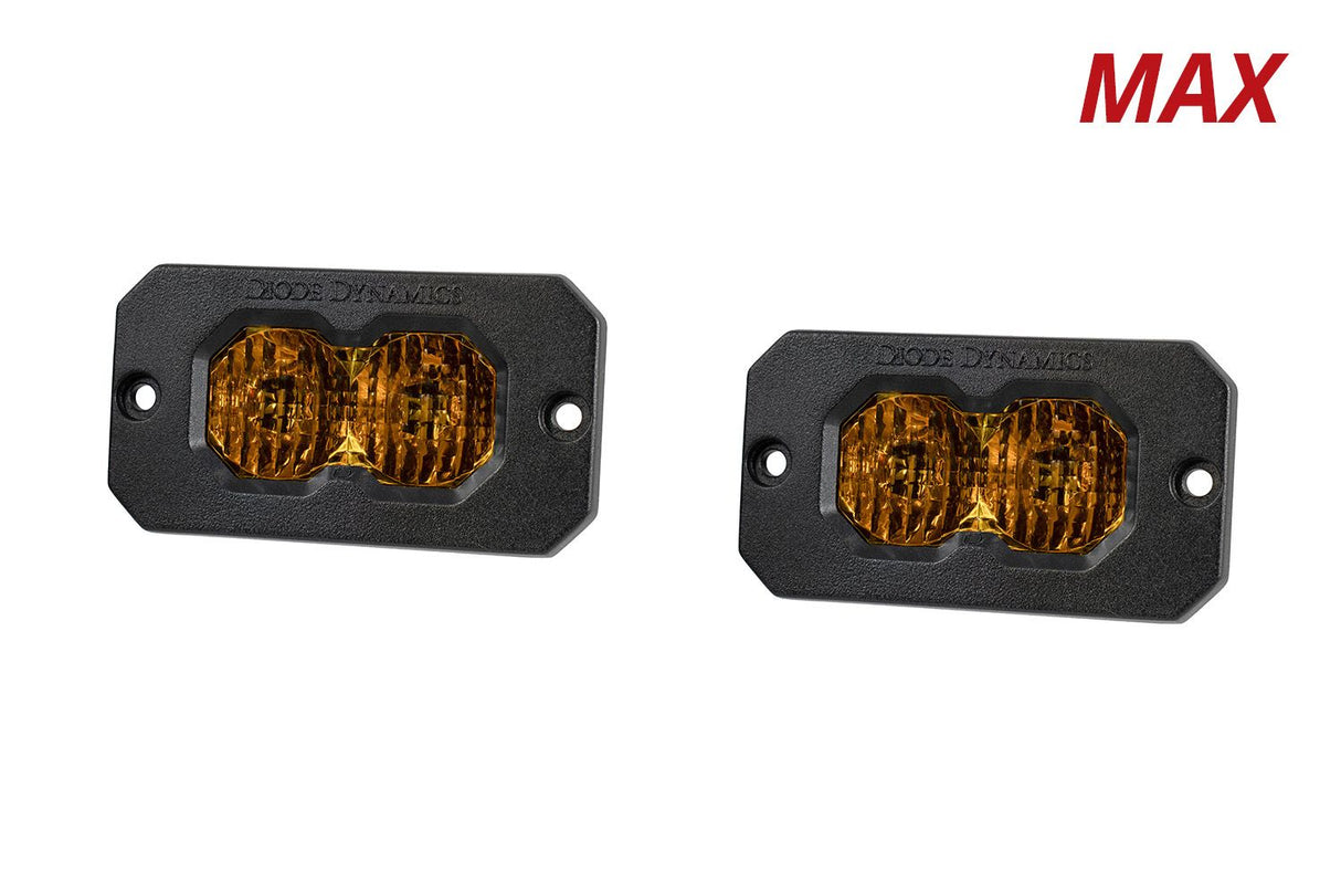 Stage Series C2 2" Sae/Dot Jaune Pod Led encastré (paire)