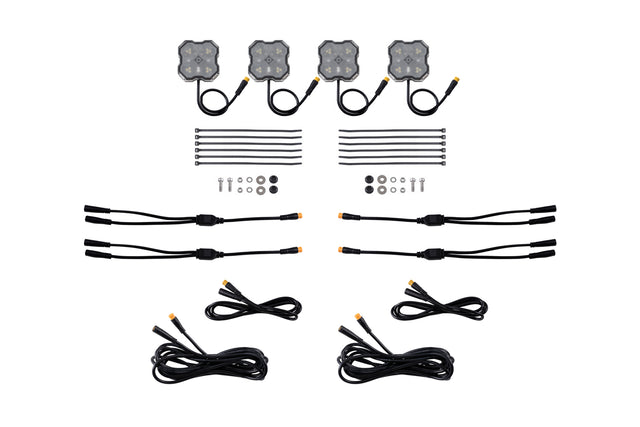 Rock Light Red/White M8 Add-On 4-Pack