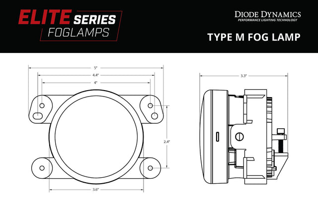 Elite Series Type M Fog Lamps (pair)