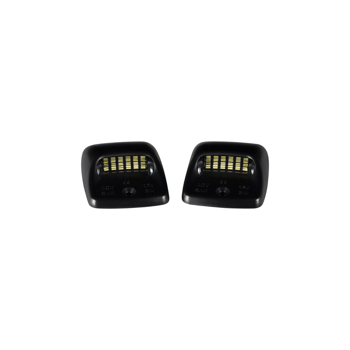 2005-2015 Toyota Tacoma LED License Plate Lights (pair), Clear