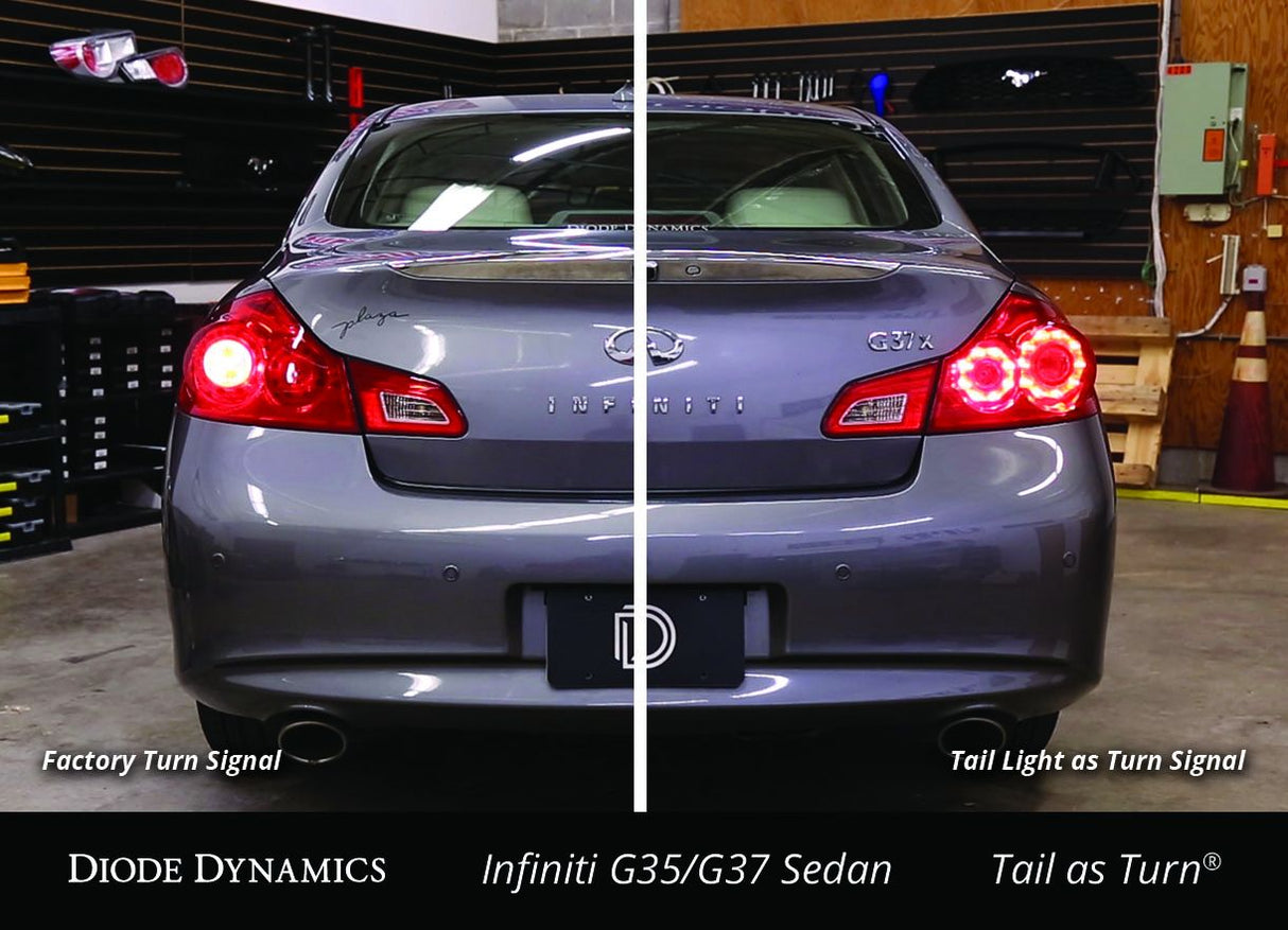 2009-2013 Infiniti G37 Sedan Tail as Turn Module (USDM) (pair)