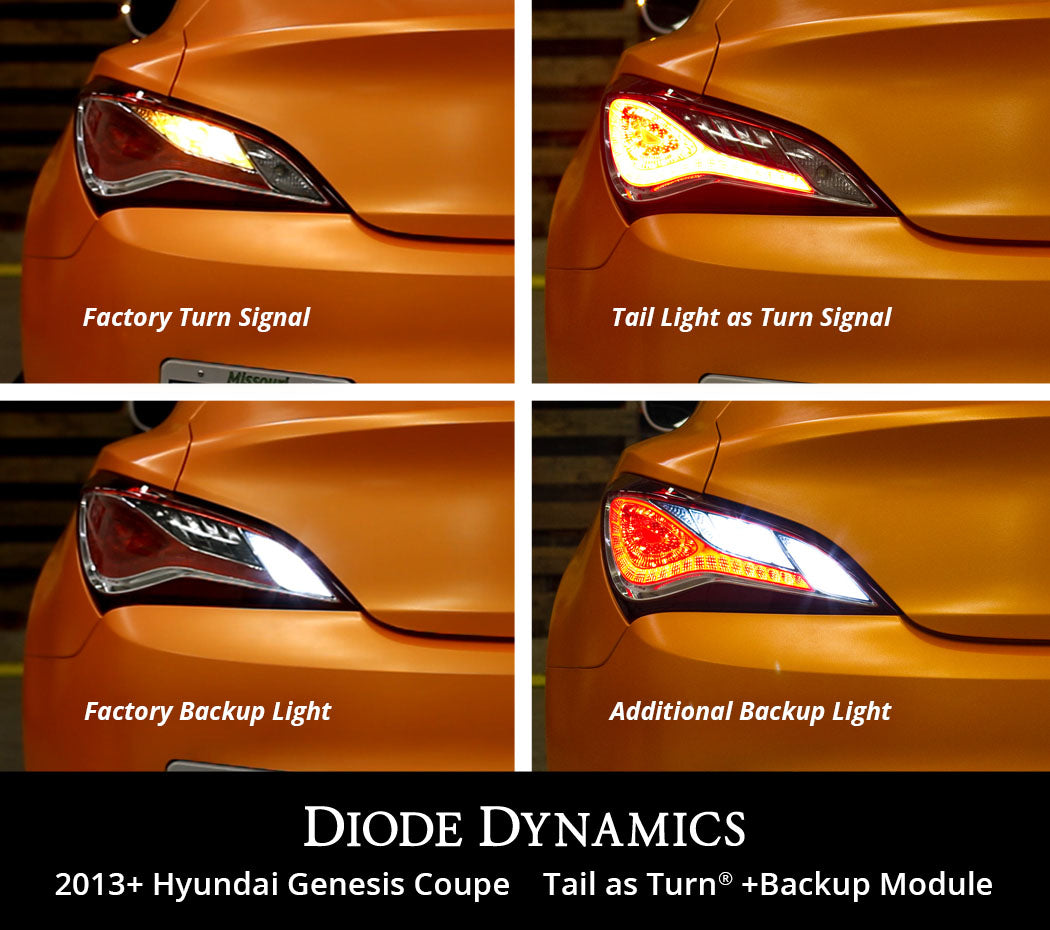Tail as Turn® Kit w/ Backup for 2013-2016 Hyundai Genesis Coupe Stage 1