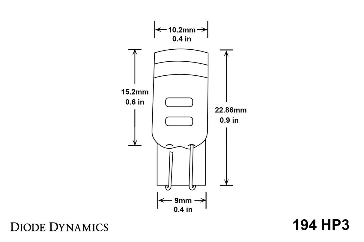 194 ampoules LED HP3
