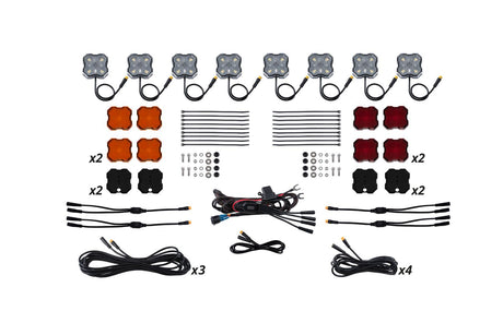 Stage Series Single-Color LED Rock Light Kit (8-pack)