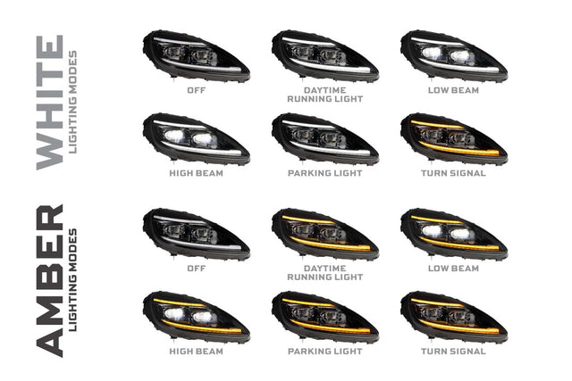 Phares avant à LED XB Evo pour Chevrolet Corvette (05-13)