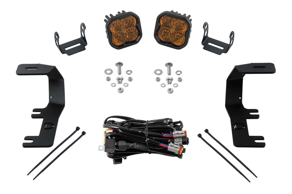 Kit de feux de fossé rétroéclairés Stage Series pour Chevrolet Silverado 1500 2014-2019