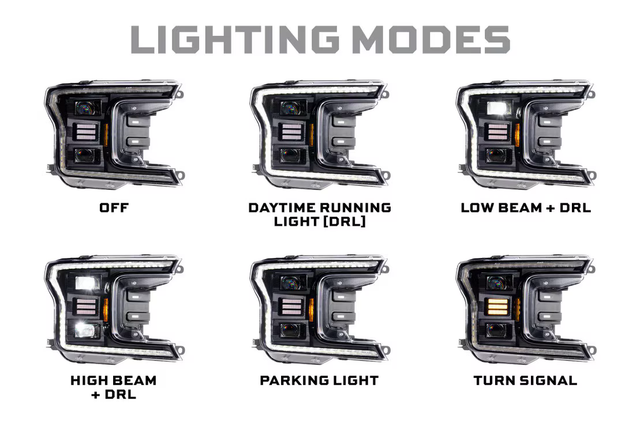 Phares à LED hybrides Ford F-150 (18-20) XB