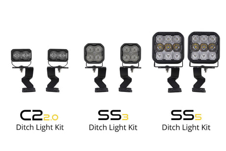 Stage Series Backlit Ditch Light Kit for 2022-2026 Toyota Tundra