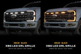 Calandre LED DRL XBG pour Dodge Ram HD (13-18) (noire)