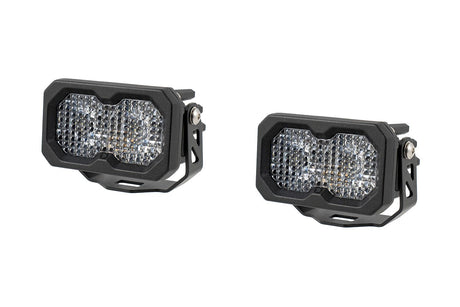C2 2.0 SAE/DOT White Sport Standard LED Pod (pair)