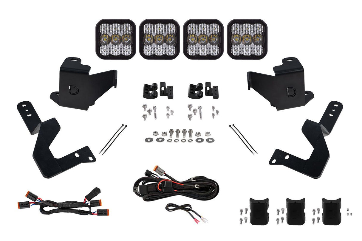 Kit de barres lumineuses CrossLink pour calandre SS5 pour Toyota Tundra 2022-2025