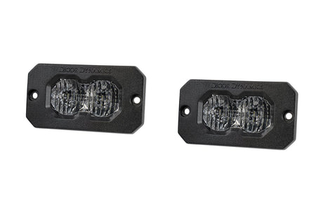 C2 2.0 White Max Flush Mount LED Pod (pair)