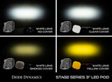 SS3 LED Pod Cover, Smoked (one)