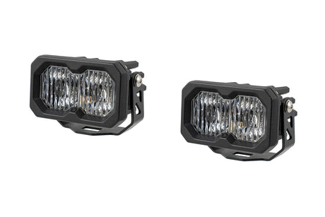 C2 2.0 SAE/DOT White Sport Standard LED Pod (pair)