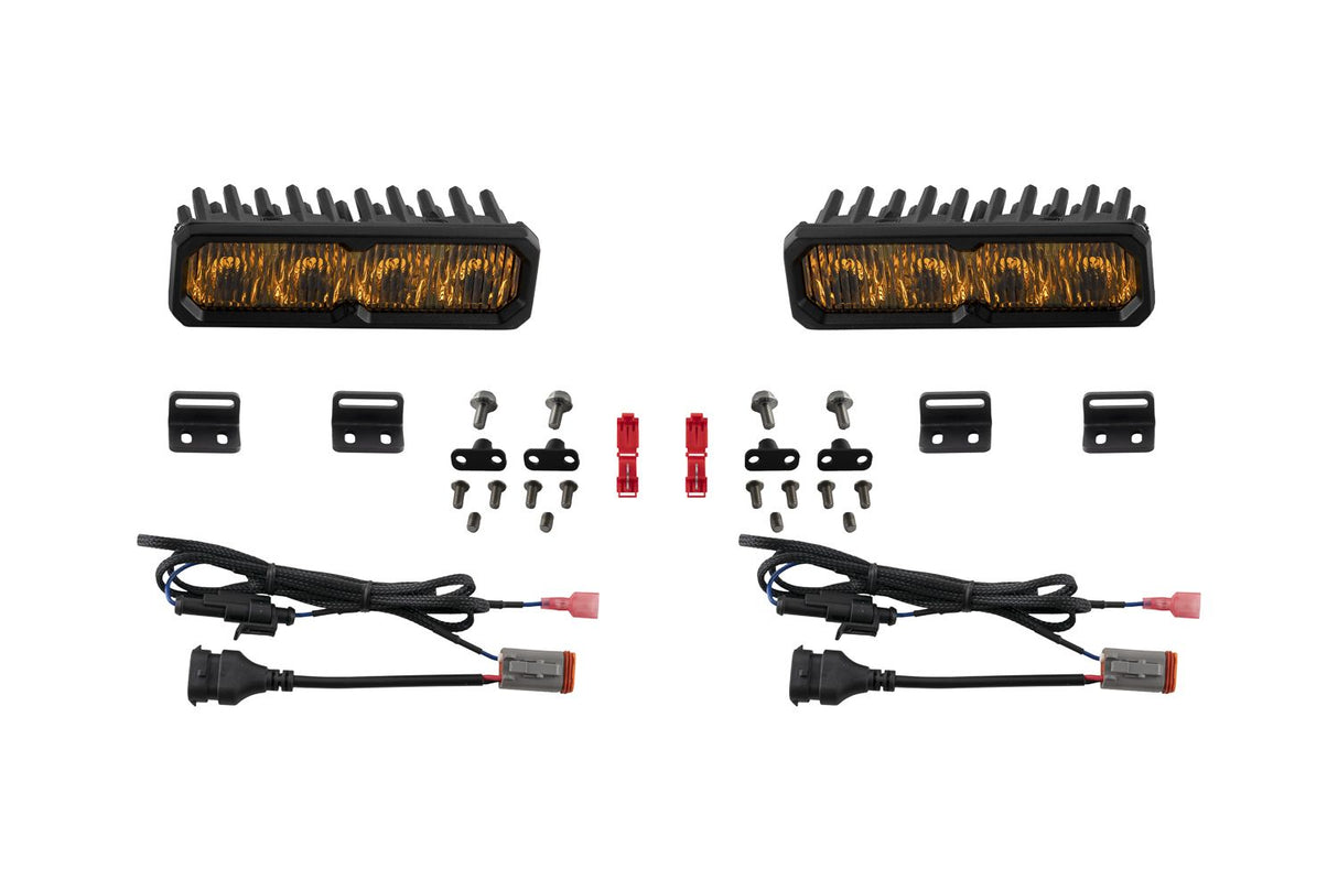 Kit de phares antibrouillard à LED SS6 pour Toyota Tundra 2022-2025