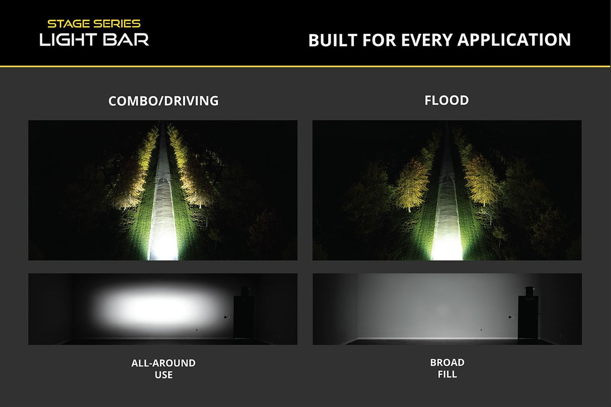 Barre lumineuse blanche Stage Series 42"