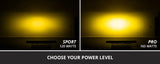 Barre lumineuse blanche Stage Series 42"