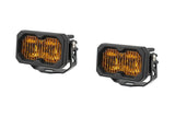 Stage Series C2 2" Sae/Dot Jaune Pod Led encastré (paire)