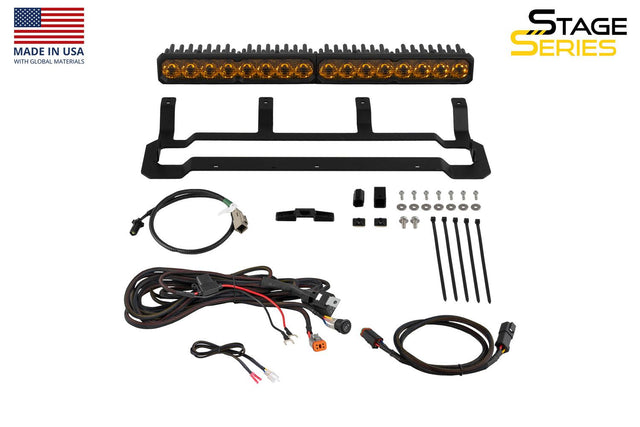 Kit de barre lumineuse LED Stage Series SAE/DOT pour Toyota 4Runner 2014-2024