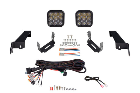 SS5 Bumper LED Pod Light Kit for 2007-2018 Jeep JK Wrangler