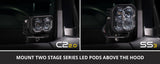 Stage Series Backlit Ditch Light Kit for 2019-2025 Toyota RAV4