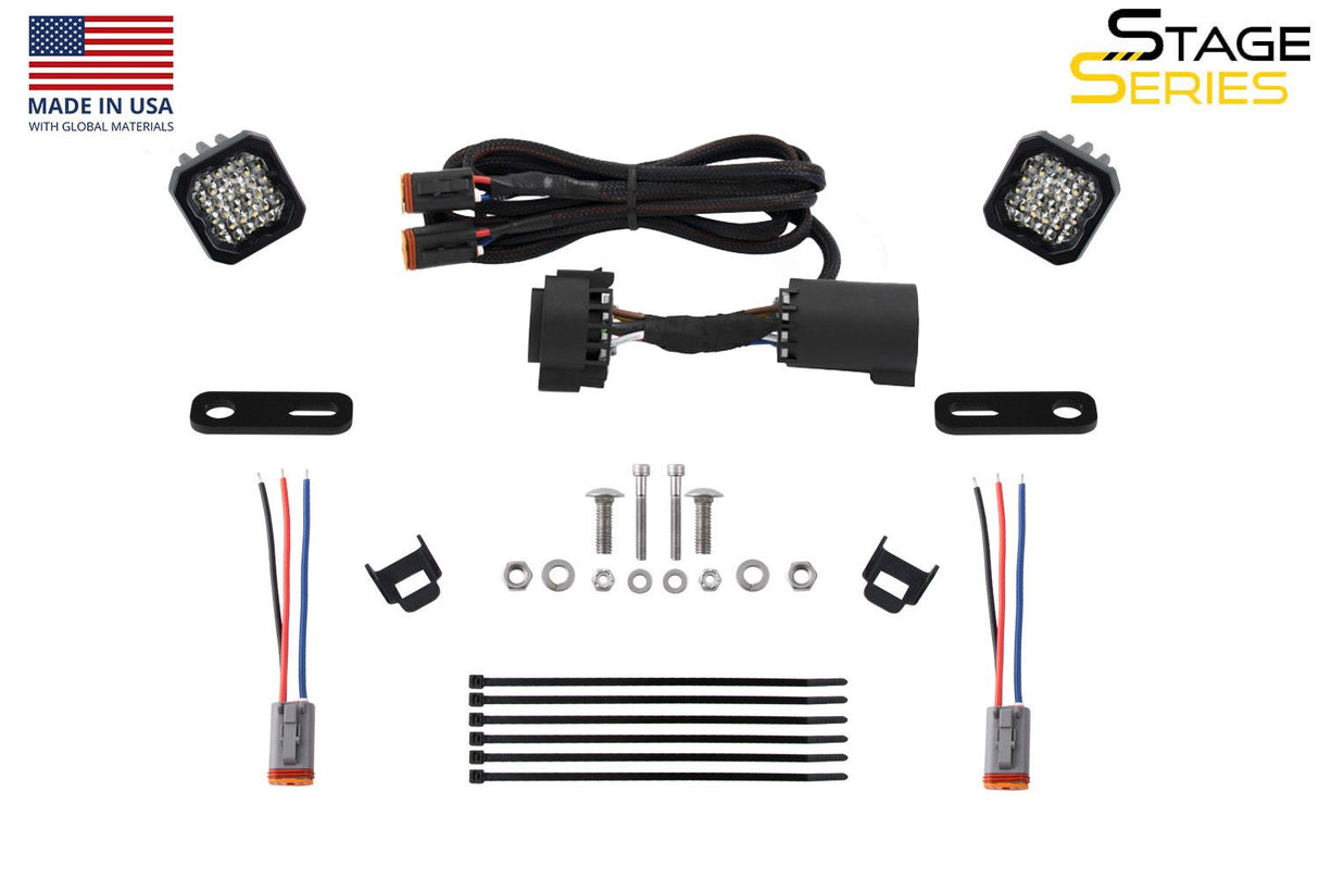 Kit d'éclairage de fossé à LED de la série Stage pour Toyota Tacoma 2016-2023