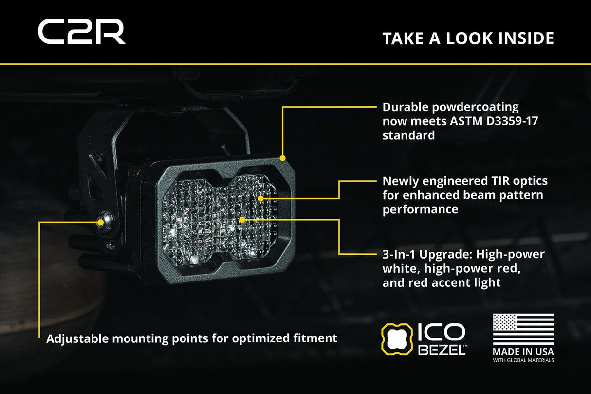 Subaru Wrx/Sti 2015-2017 Kit de barre lumineuse LED SAE/Dot 