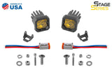 Stage Series C1 1" Sae/Dot Jaune Module Led Encastré (Paire) 