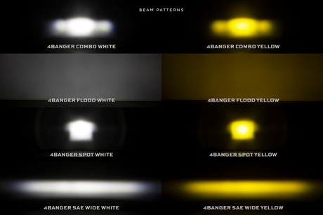 Morimoto 4Banger LED Pods PAIR (Universal)