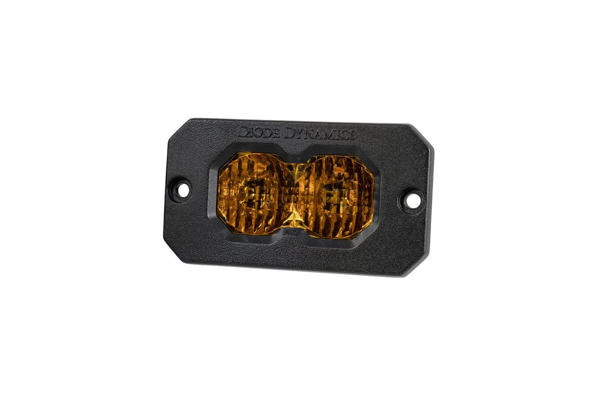 Stage Series C2 2" Sae/Dot Jaune Pod Led encastré (paire)