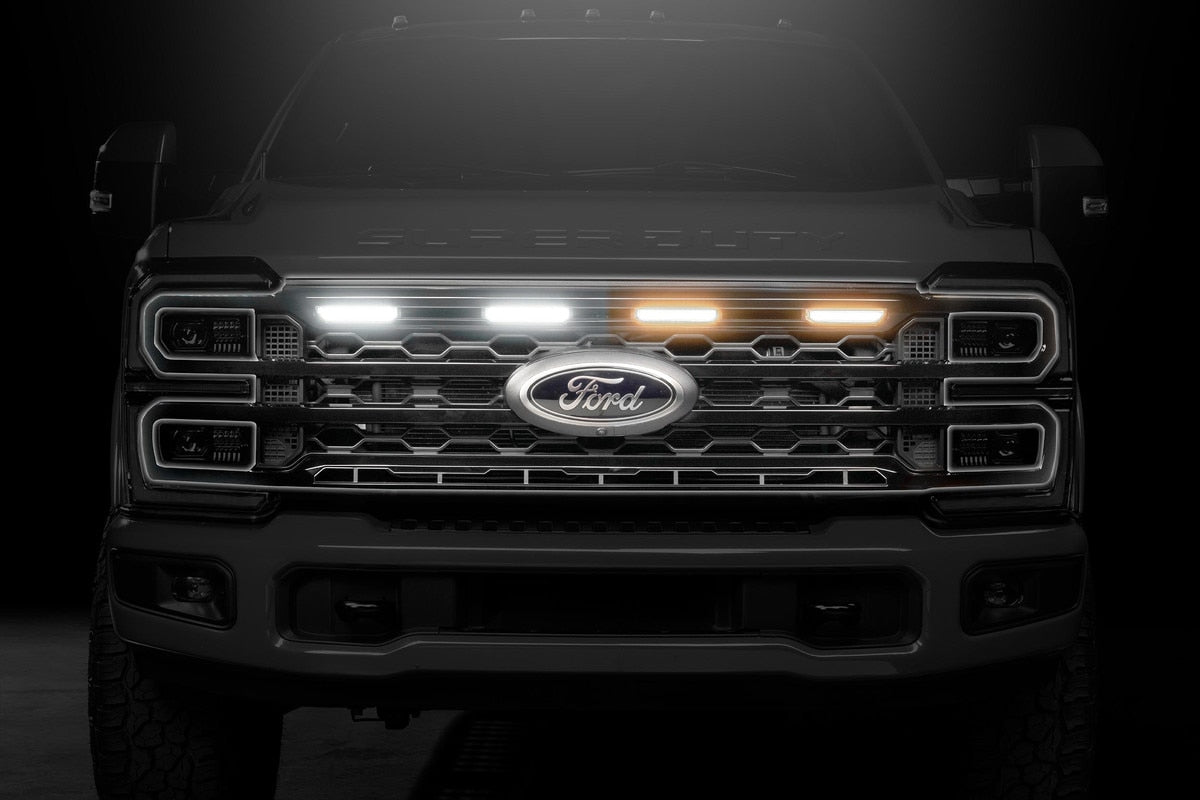 Calandre LED DRL XBG pour Dodge Ram HD (13-18) (noire)